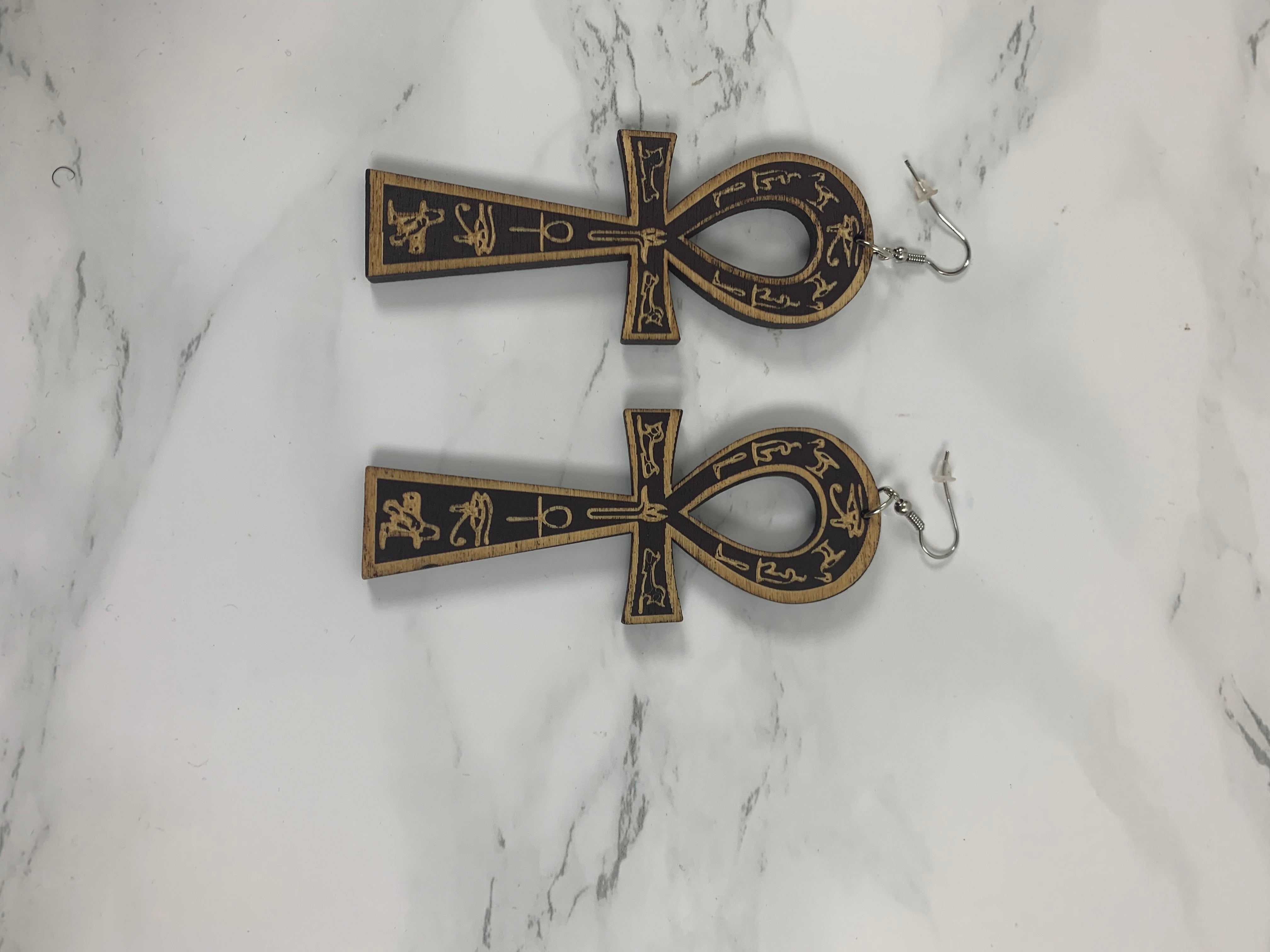 Ankh Earrings