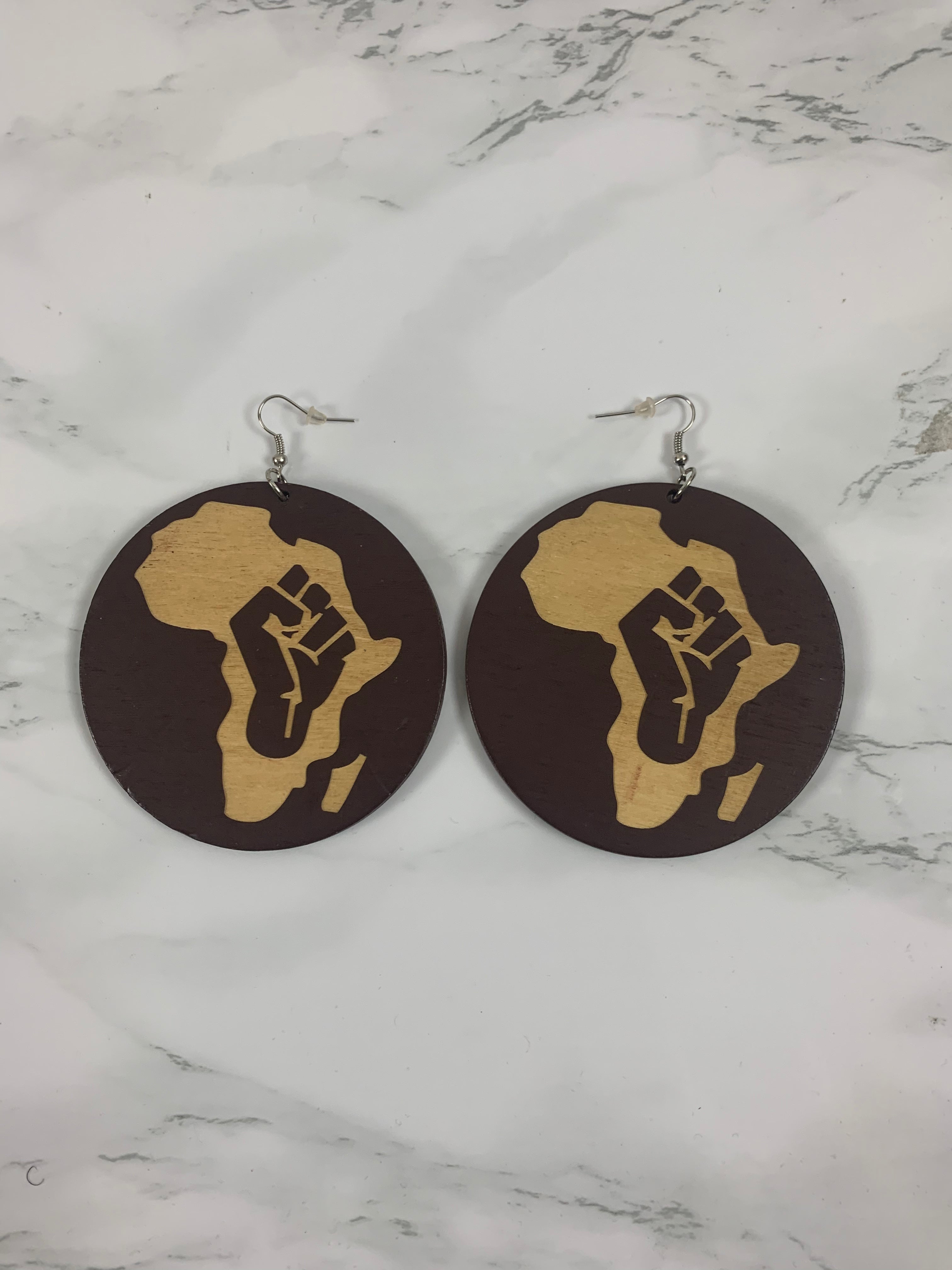 Black Power in African Earrings