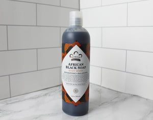 Nubian African Black Soap Body Wash - 13oz