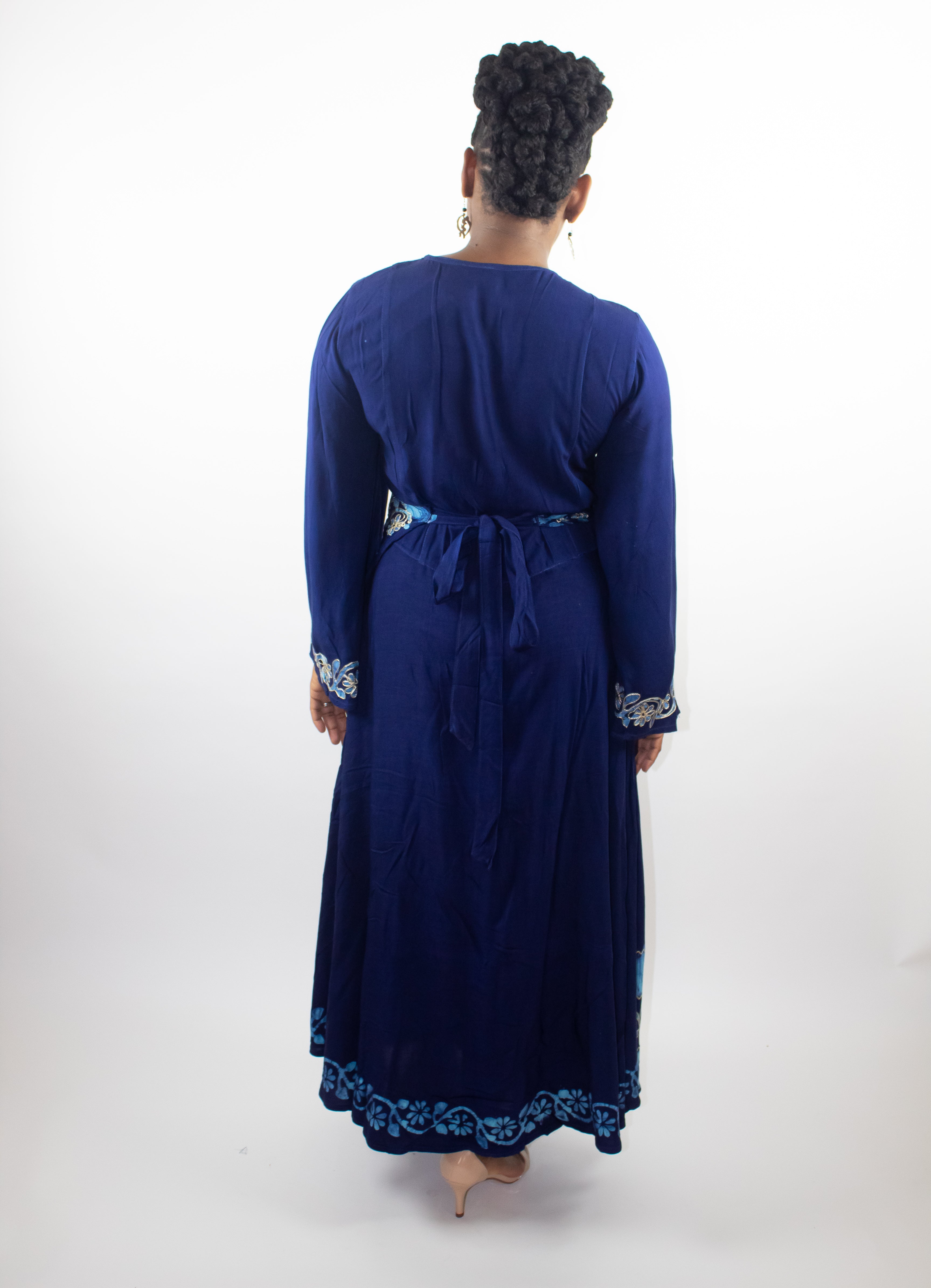 Long Sleeve Wrap Dress