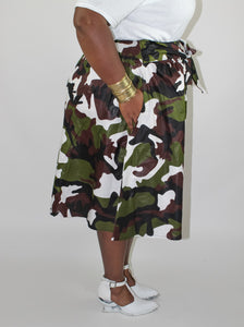 Short Camouflage Skirt