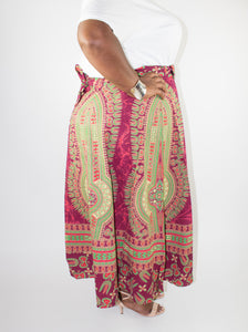 Batik Wrap Skirt Sageandshea Sage and Shea African Boutique