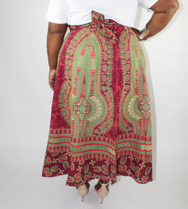 Batik  Wrap Skirt