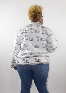 Reversible African Jacket-Elephant Print