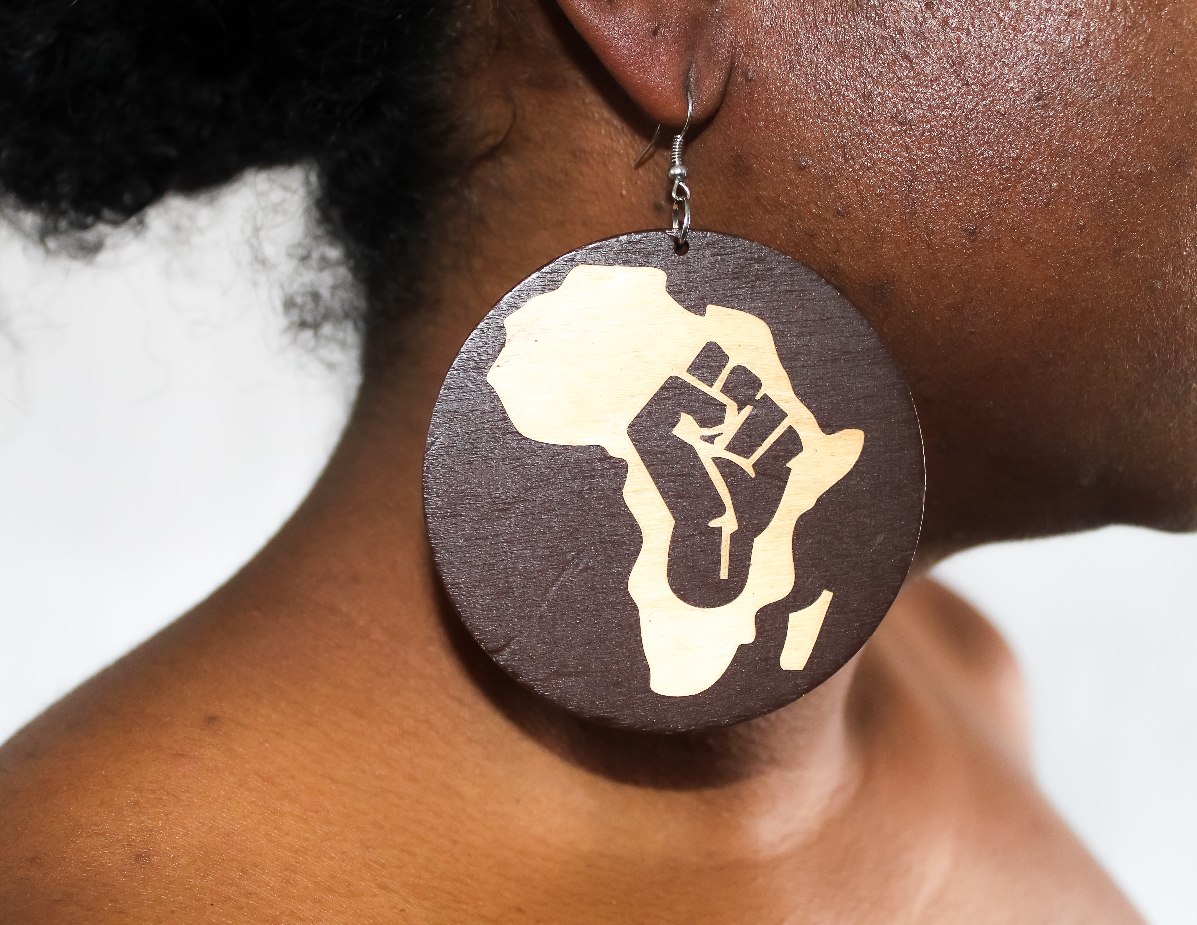 Black Power In Africa Earrings.