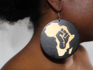 Black Power In Africa Earrings.