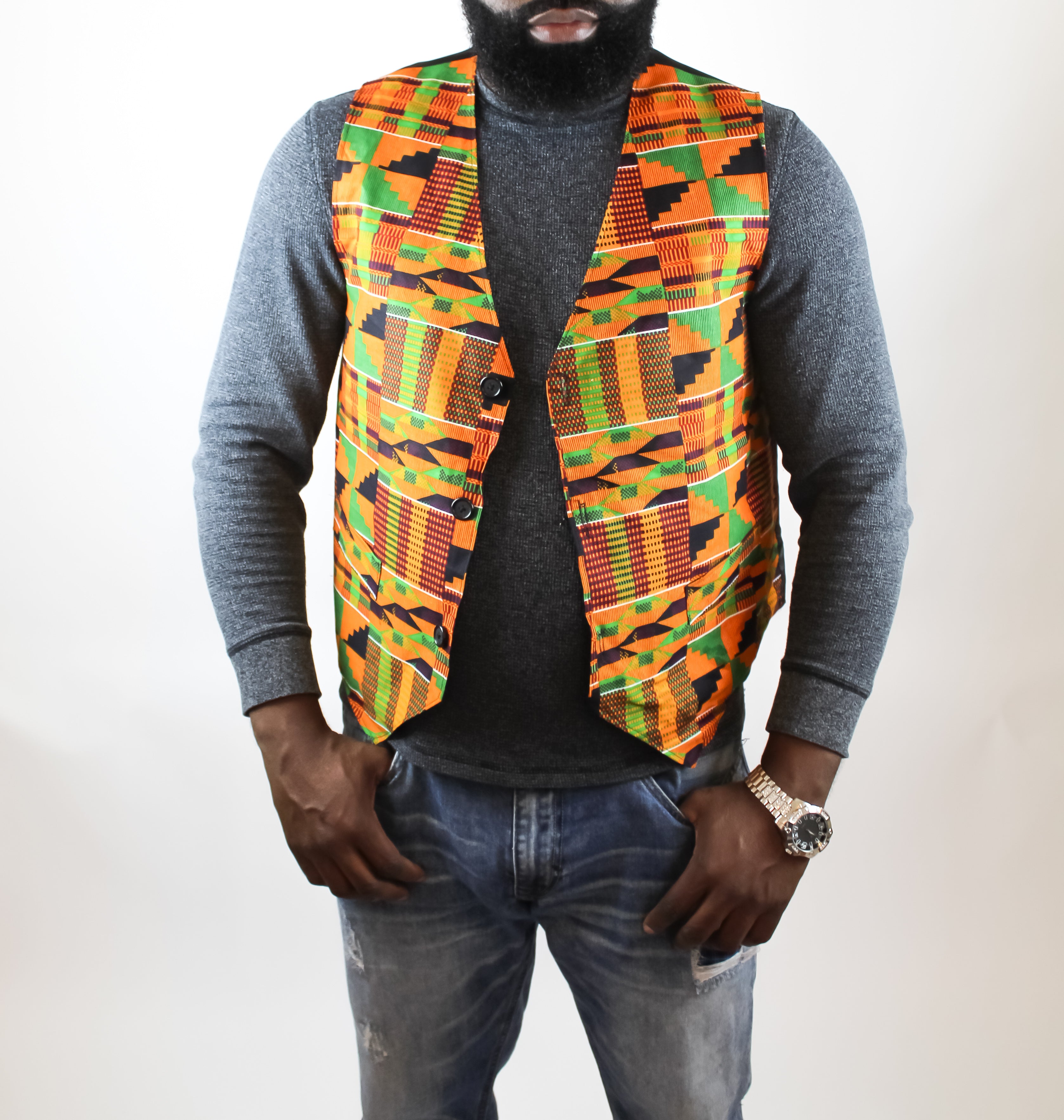 Kente Vest