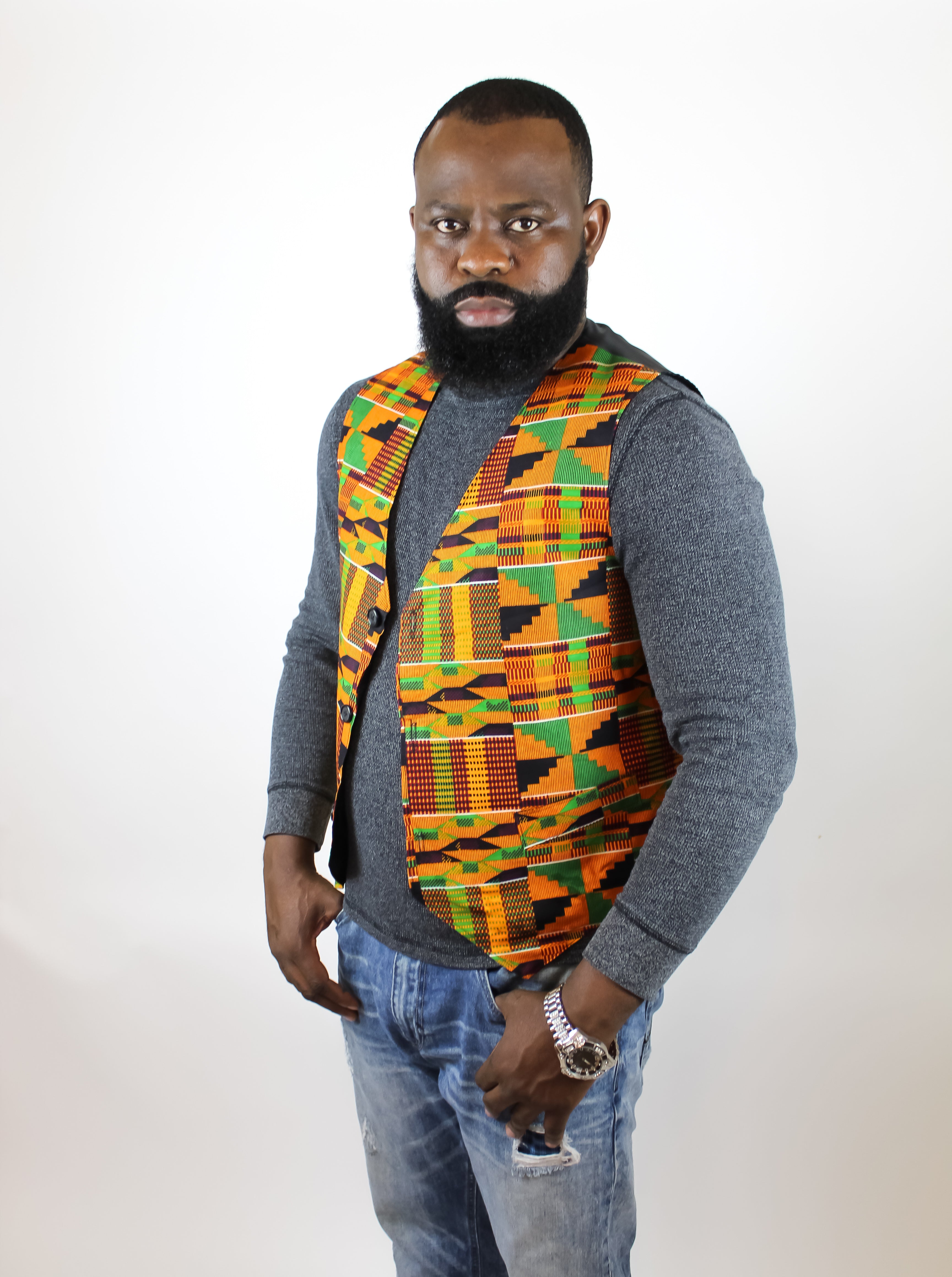 Kente Vest