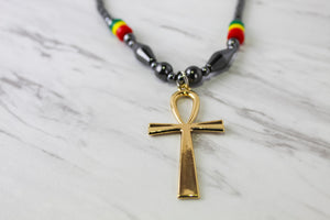 Small Gold Ankh | RGY Chain