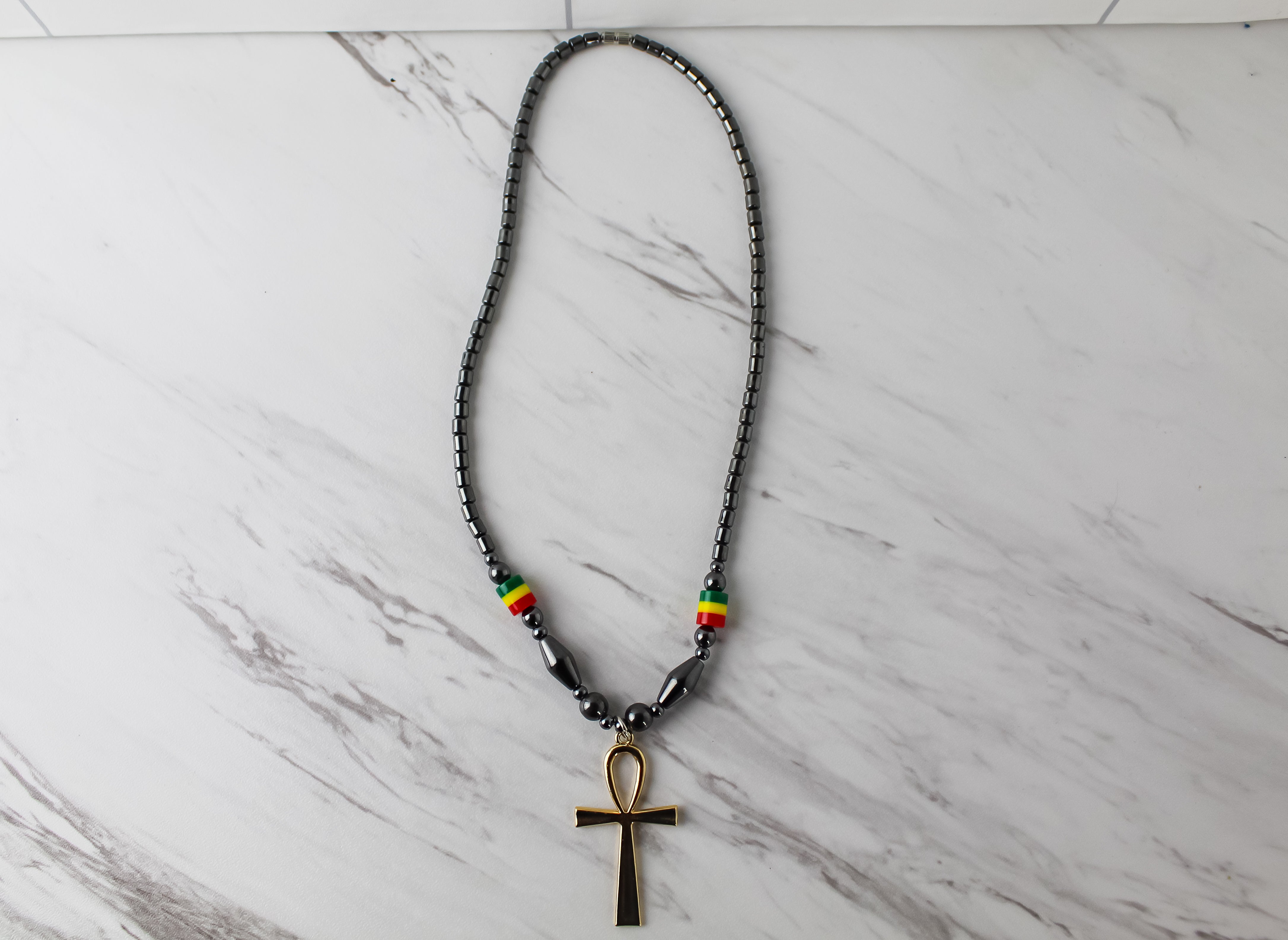 Small Gold Ankh | RGY Chain