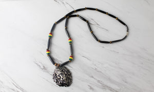 Lion Face African Necklace.